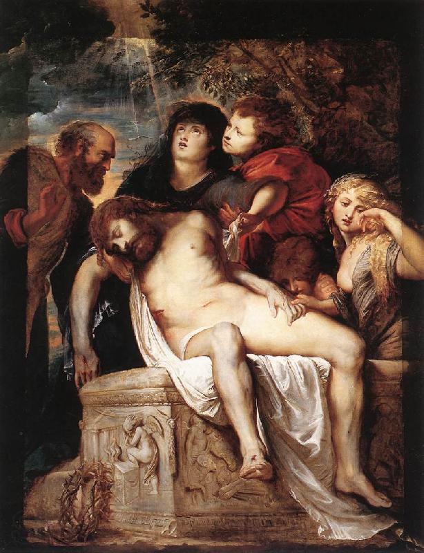 RUBENS, Pieter Pauwel The Deposition  af Norge oil painting art